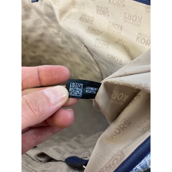 MICHAEL KORS EXTRA LARGE FLORAL PRINT LEATHER TOTE BAG - Picture 14 of 16